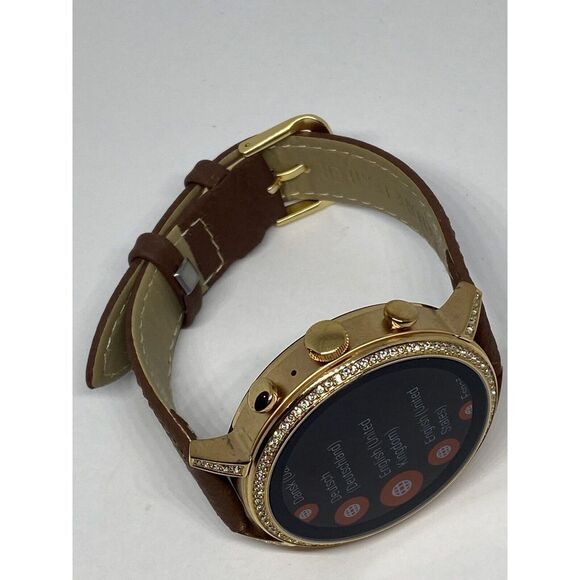 Fossil Gen 4 Authentic Digital Dial Smart Watch Custom Band FTW6011 AB571 - Picture 7 of 10